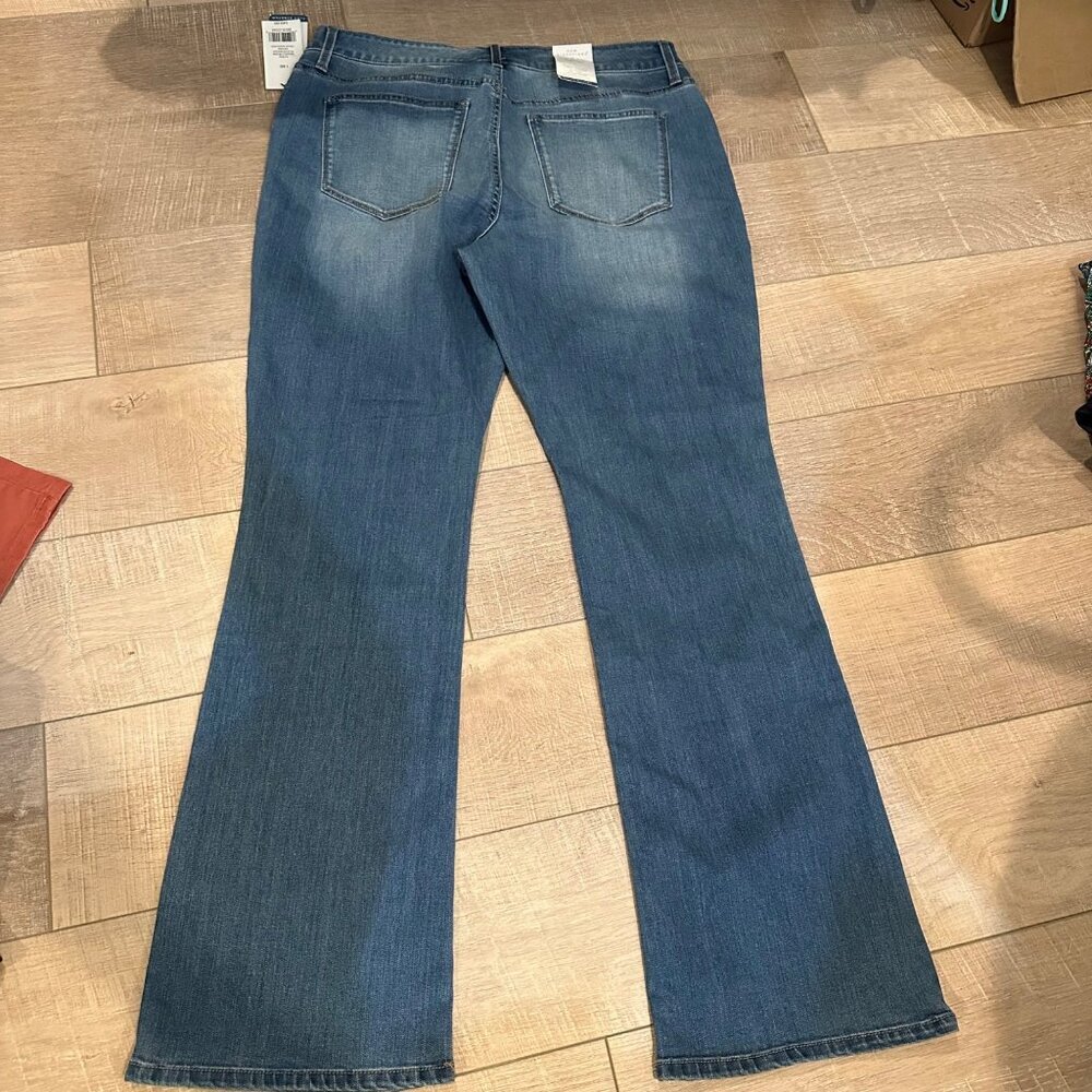 NEW DIRECTION WOMENS 14R BOOTCUT FLEX STRETCH  MIDRISE - Picture 9 of 12